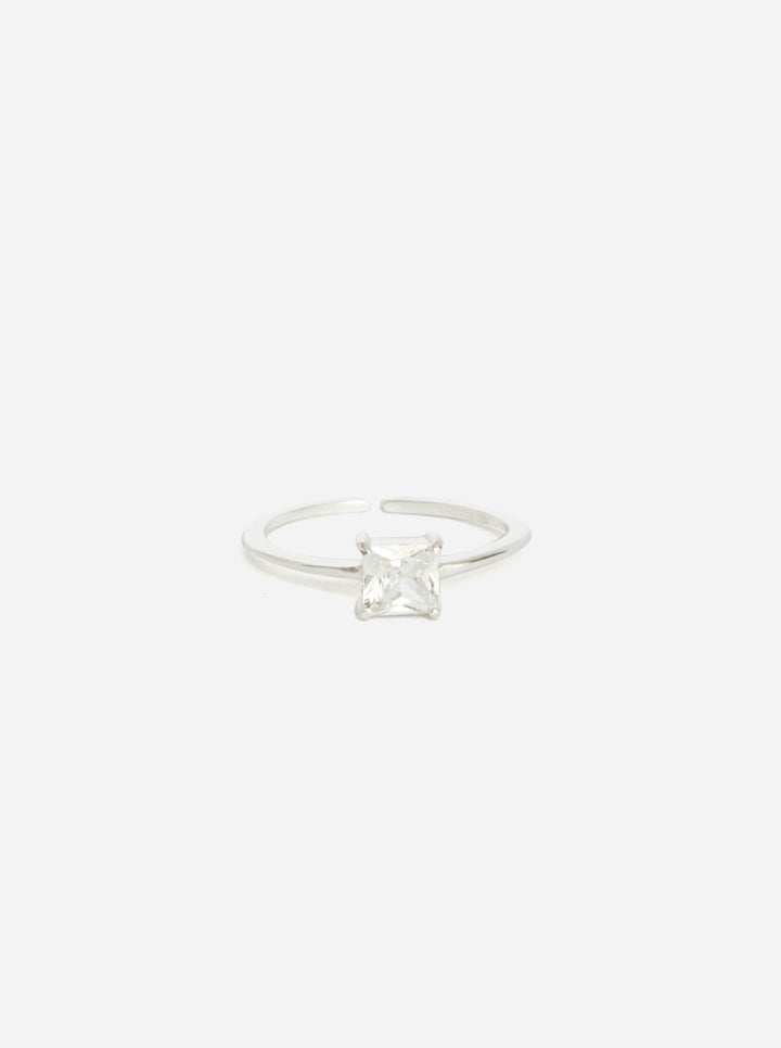 Square Crystal  Ring - Fingerring (waterproof)