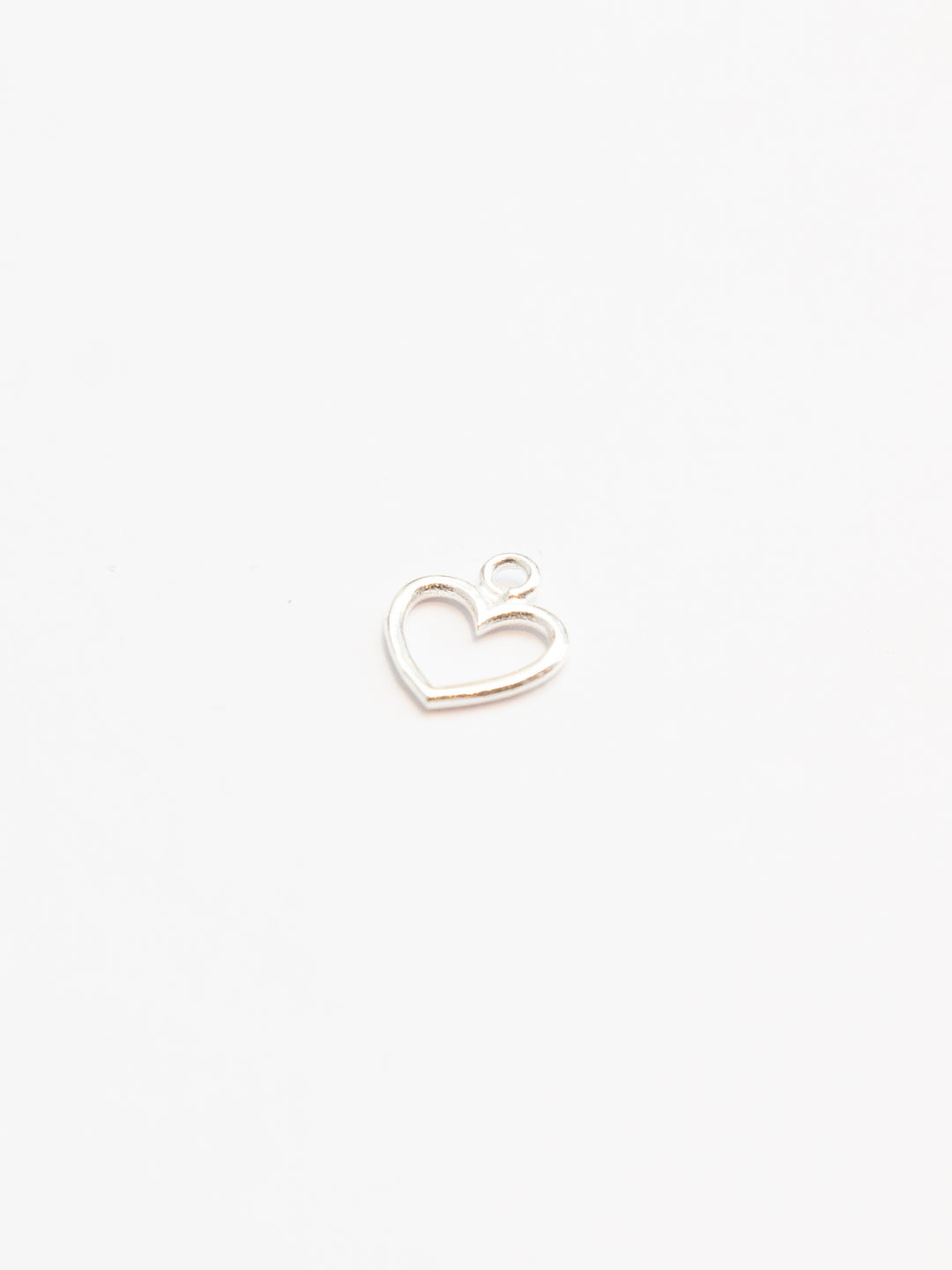 Personalized Simple Heart Charm - Anhänger (waterproof)