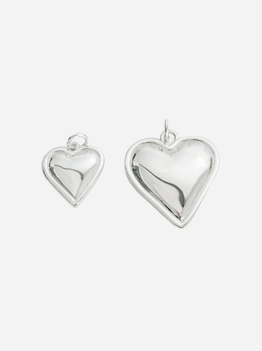 Personalized Big Heart Charm - Anhänger (waterproof)