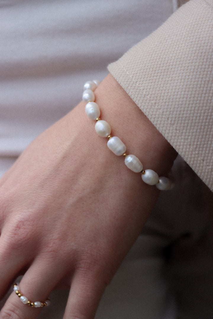 Big Sonia Pearl Bracelet - Armkette (waterproof)