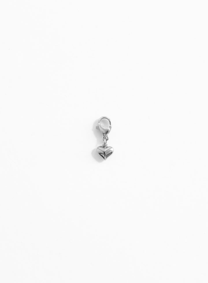 Personalized Bold Heart Charm - Anhänger (waterproof)