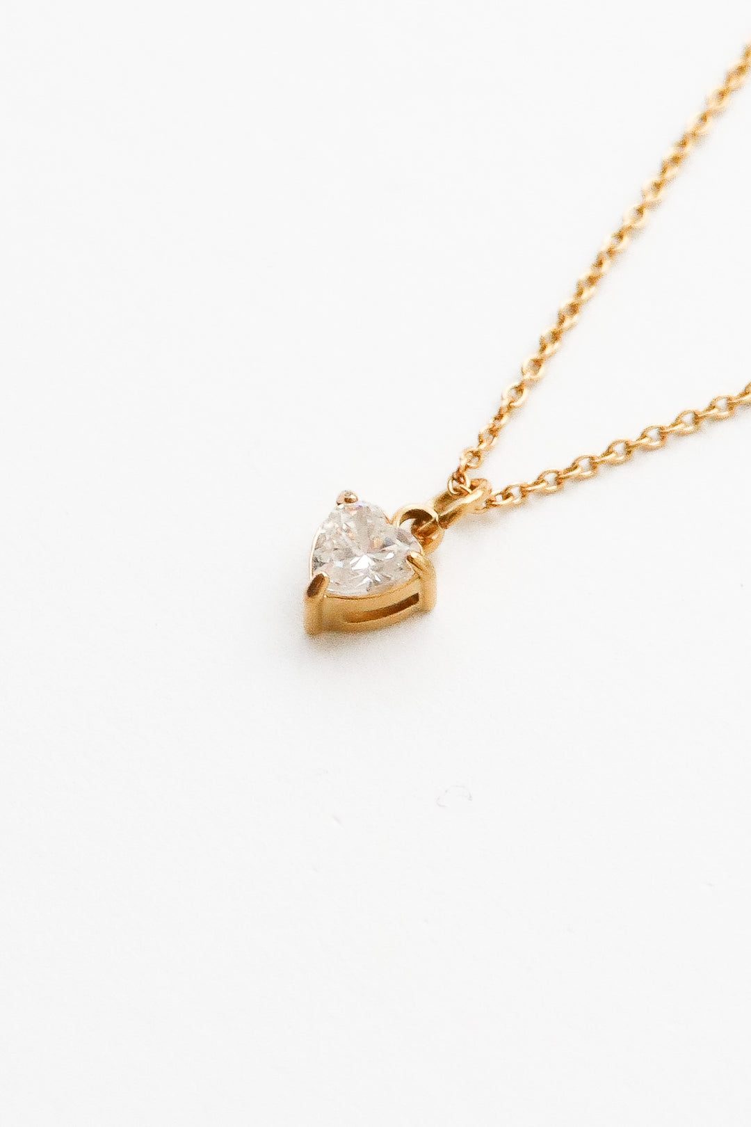 Crystal Heart Necklace - Halskette (waterproof)