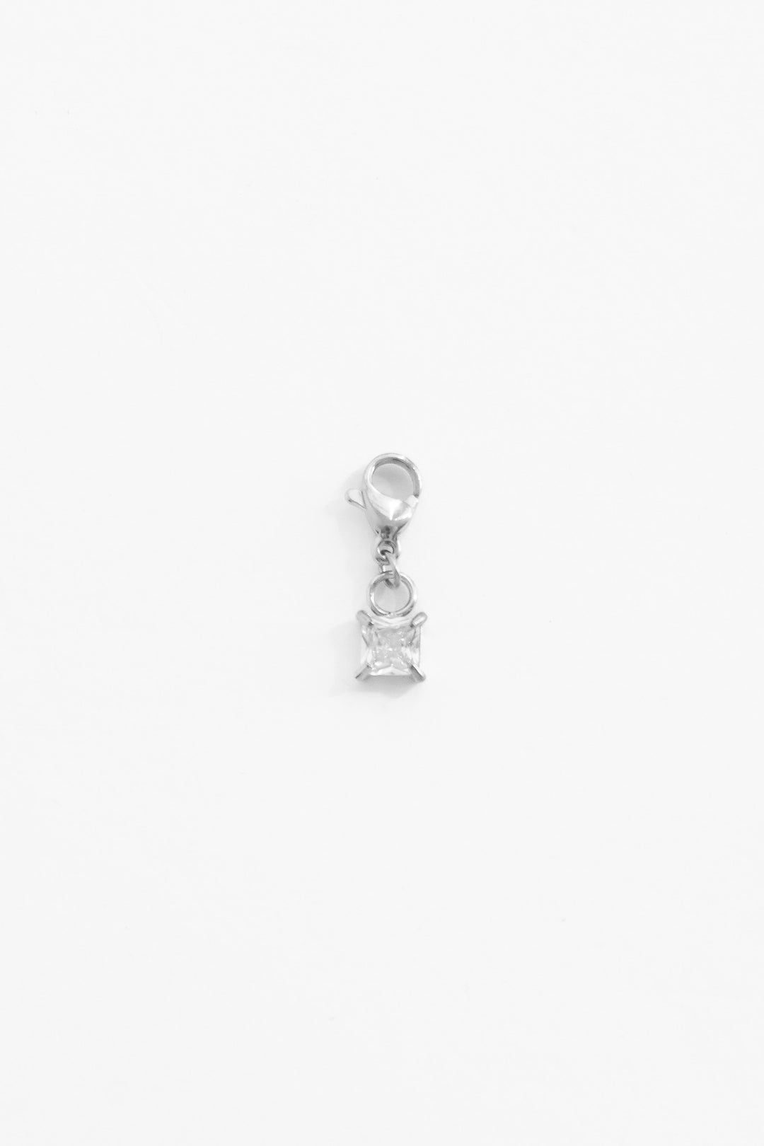 Personalized Square Crystal Charm - Anhänger (waterproof)