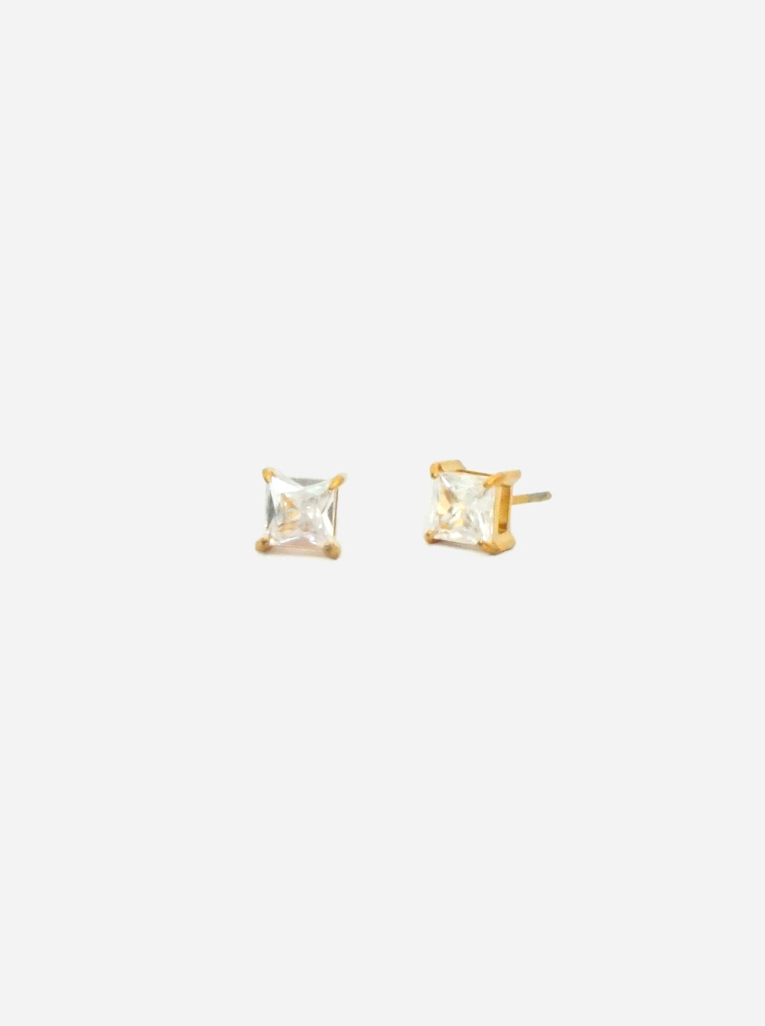 Crystal Square Studs - Ohrstecker Men (waterproof)