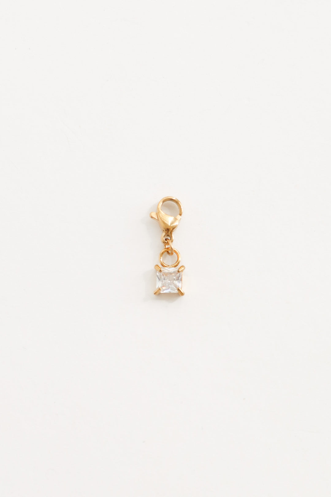 Personalized Square Crystal Charm - Anhänger (waterproof)