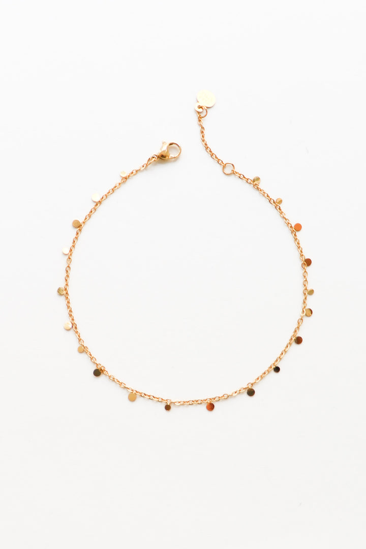 Boho Coin Anklet - Fusskette (waterproof)