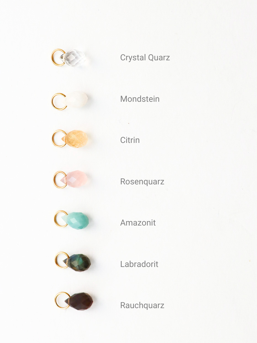 Personalized Ava Stone Hoops (waterproof)