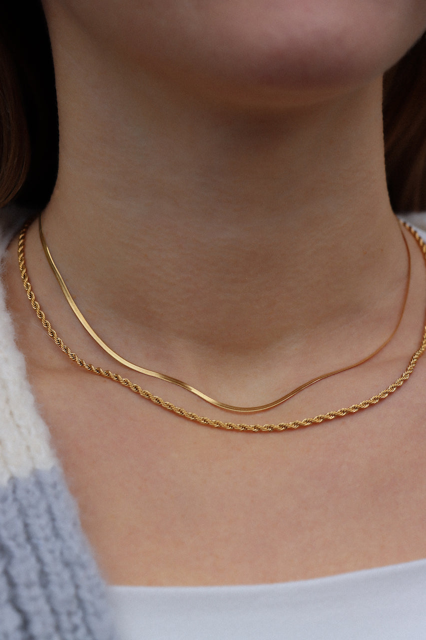 Everyday Amélie Ria Necklace - Halsketten Layering Set (waterproof)