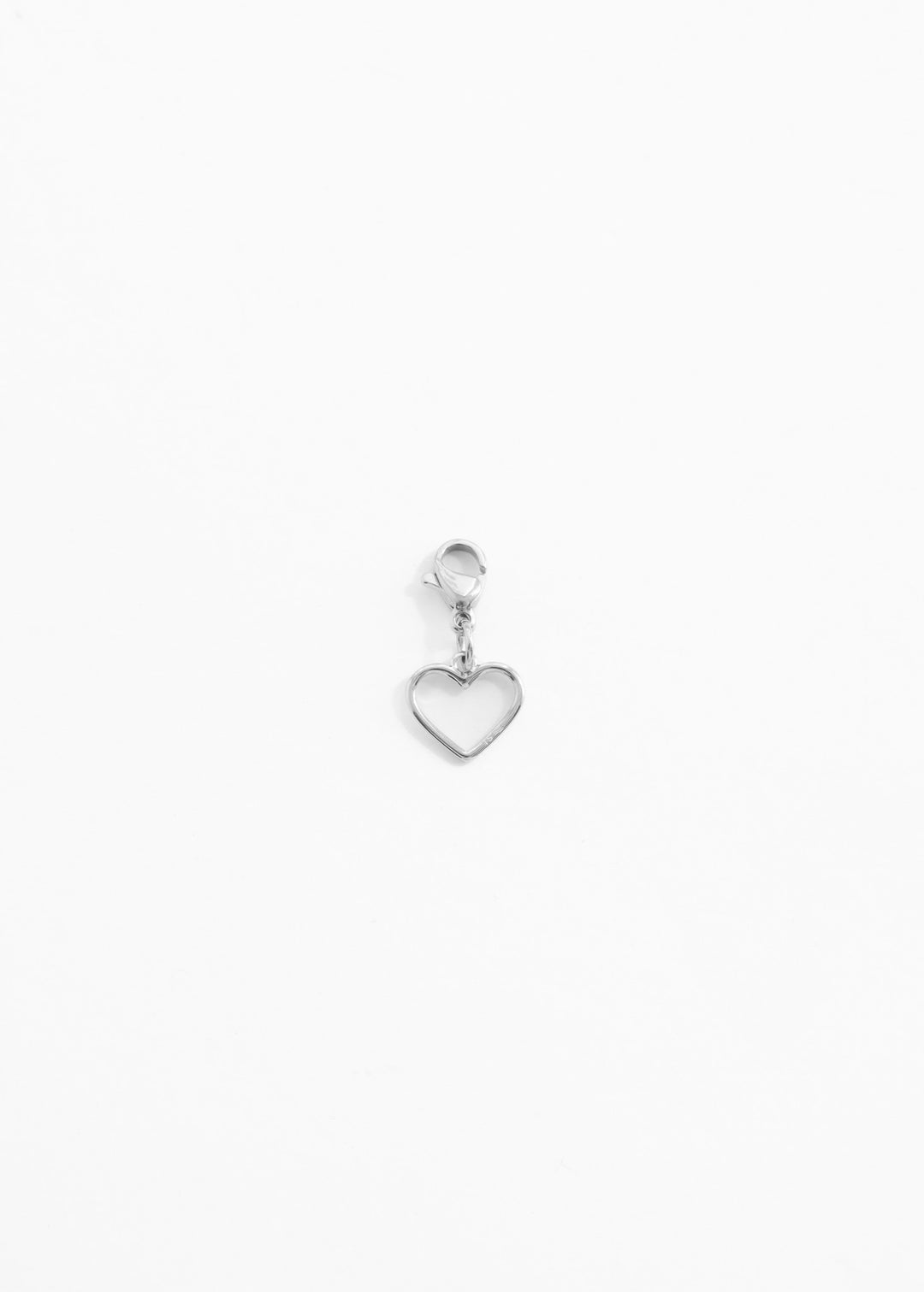 Personalized Simple Heart Charm - Anhänger (waterproof)