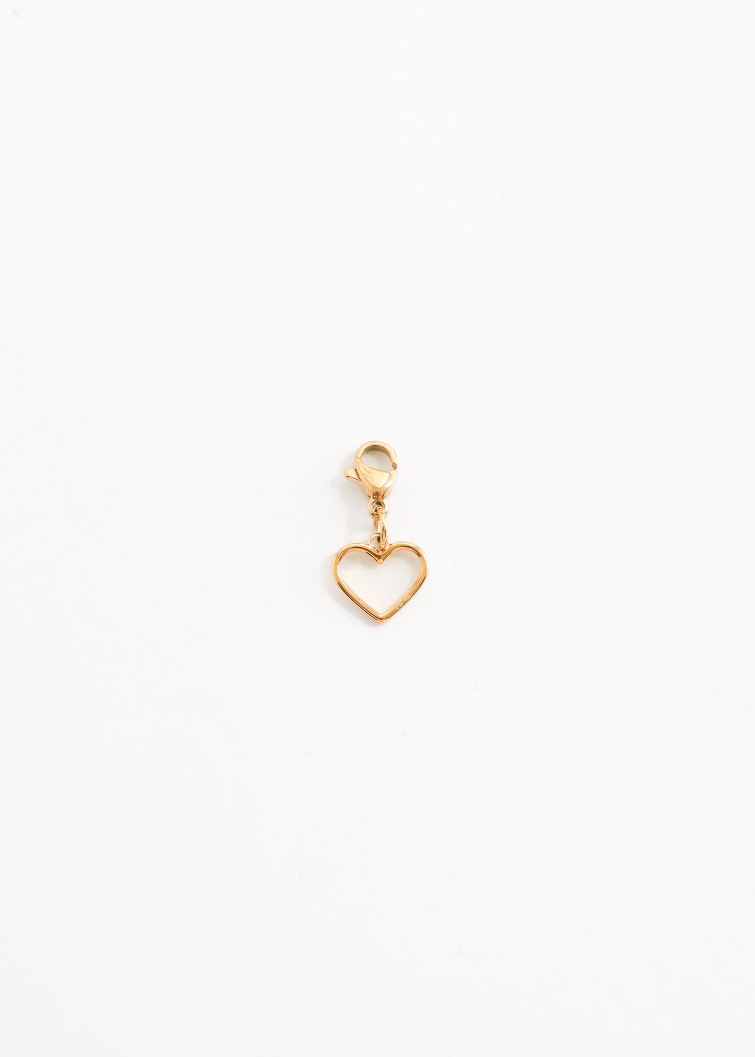 Personalized Simple Heart Charm - Herz Anhänger (waterproof)