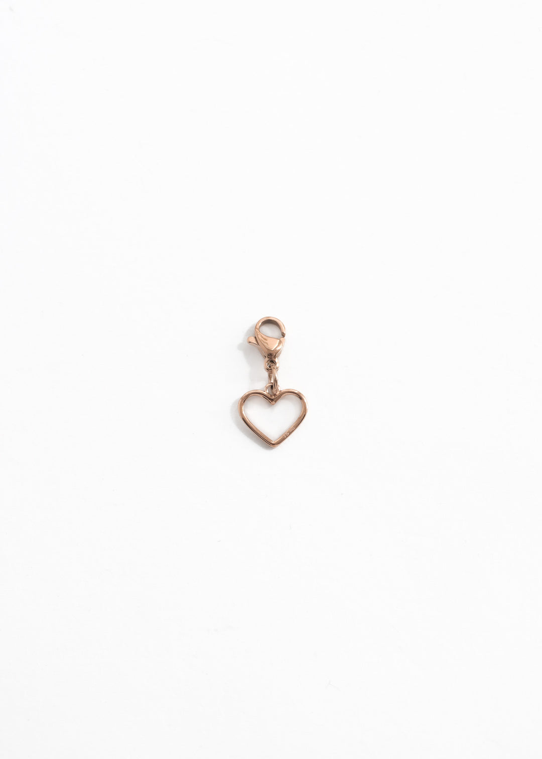 Personalized Simple Heart Charm - Herz Anhänger (waterproof)