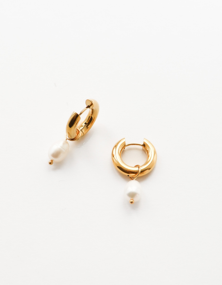 Coco One Pearl Hoops - Creolen (waterproof)