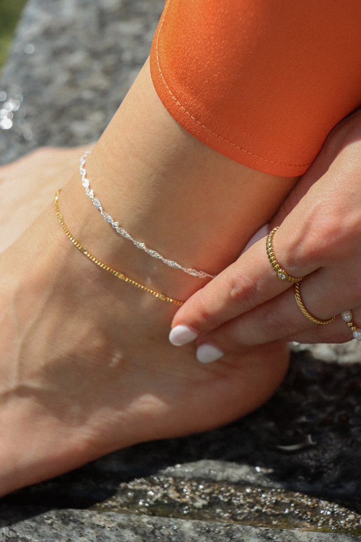 Mila Anklet - Fusskette (waterproof)