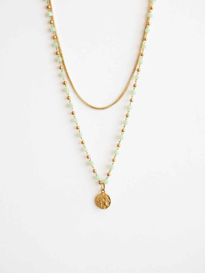 Alyssa Ava Necklace - Halsketten Layering Set (waterproof)